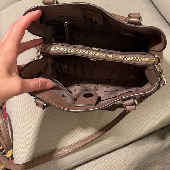 Kate Spade Triple Compartment Satchel Purse - Picture 7 of 9